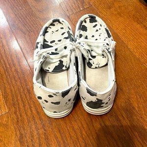 OFF BRAND cow print hey dudes